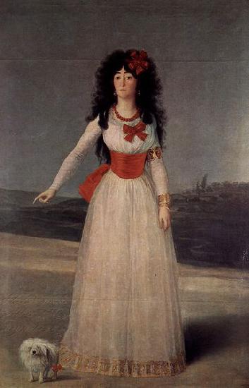 Francisco de Goya Duchess of Alba - The White Duchess oil painting picture